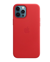 Læder-etui med MagSafe til iPhone 12 Pro Max – (PRODUCT)RED